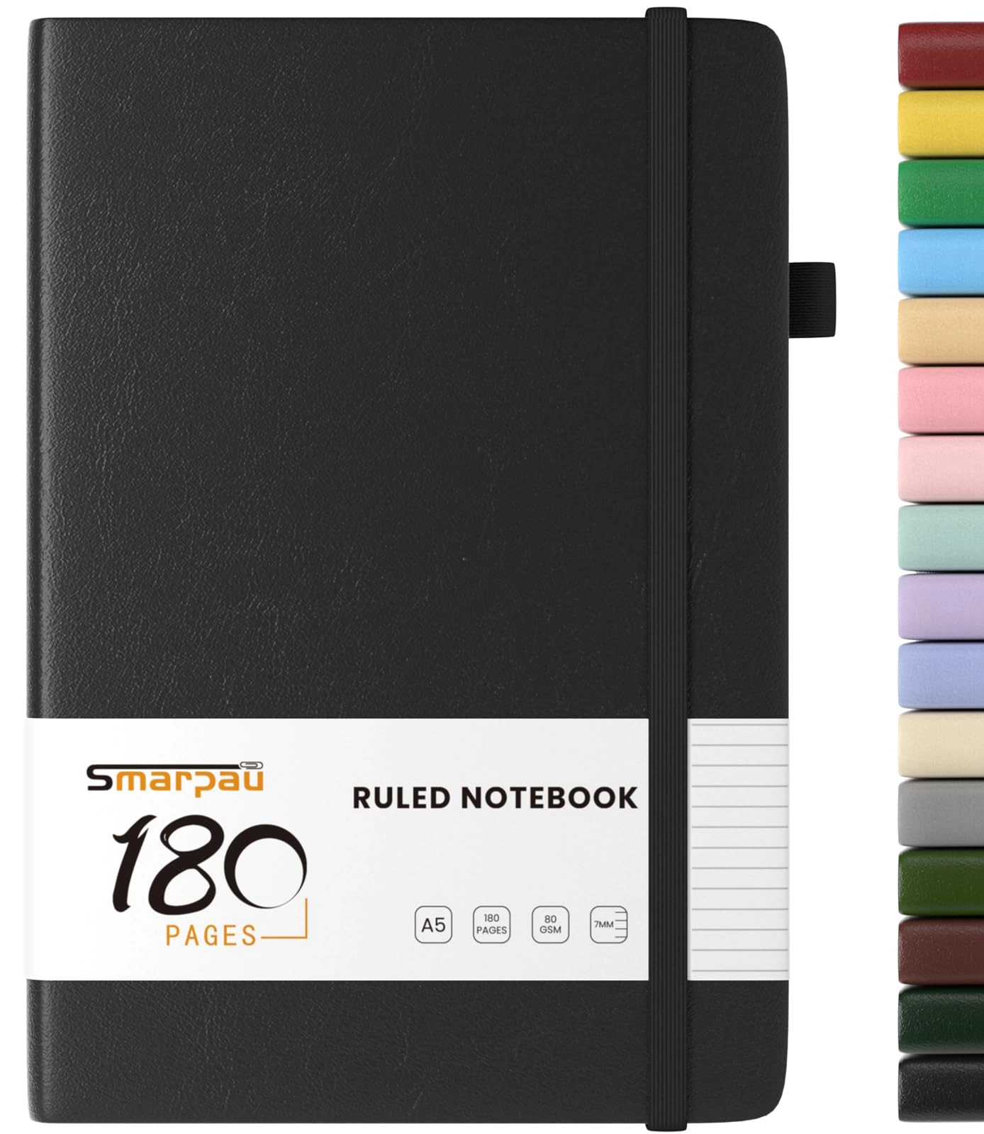 Notebook A5 Hardcover - Lined 180 Pages