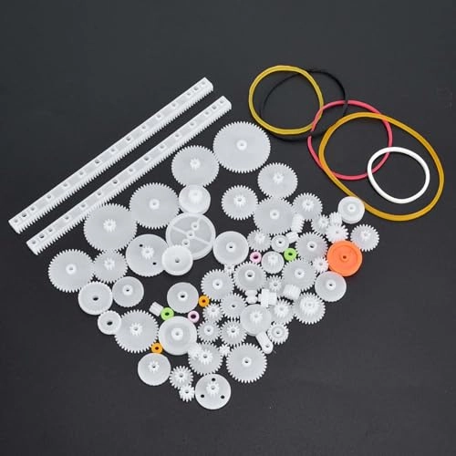Plastic Gears Set - Erector Sets 75 pcs