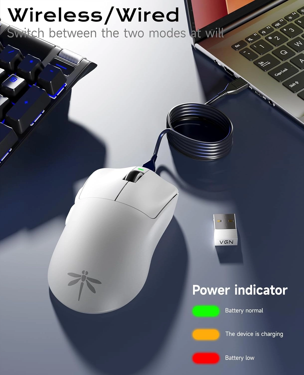 F1 Pro Max Gaming Mouse - Wireless