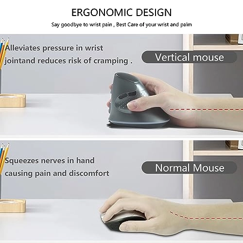 Vertical Mouse - Bluetooth USB