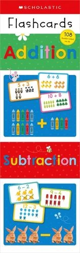 Cartwheel Books Addition & Subtraction Flashcard Pack - 5-7 108 pieces
