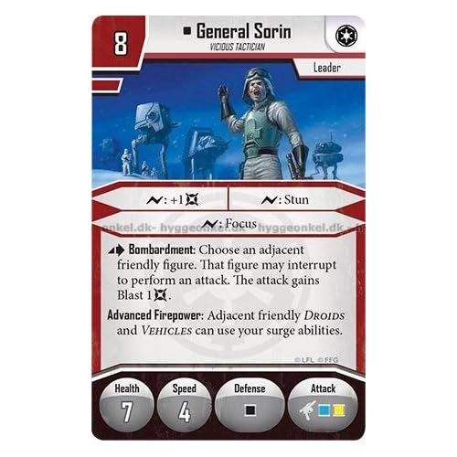 Star Wars: Imperial Assault: General Sorin (Villain)