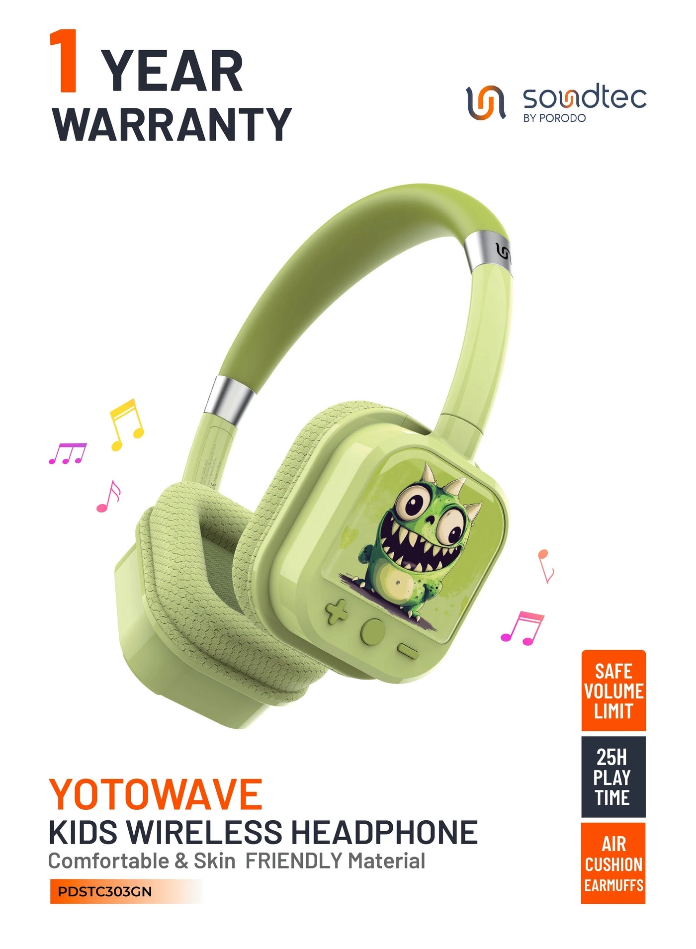 Yotowave PDSTC303 Wireless Headphone