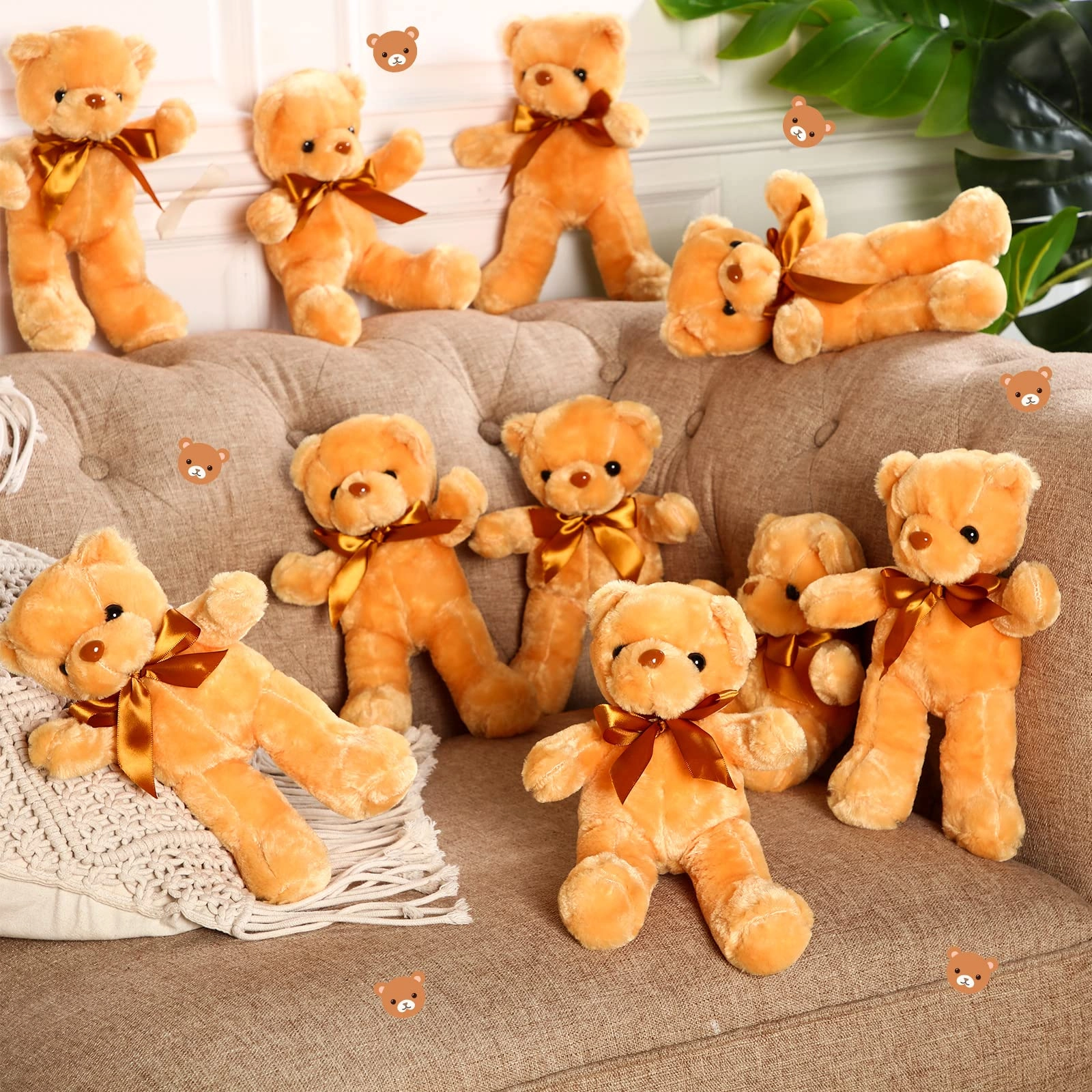 Teddy Bears - 10 Pcs 12 Inch