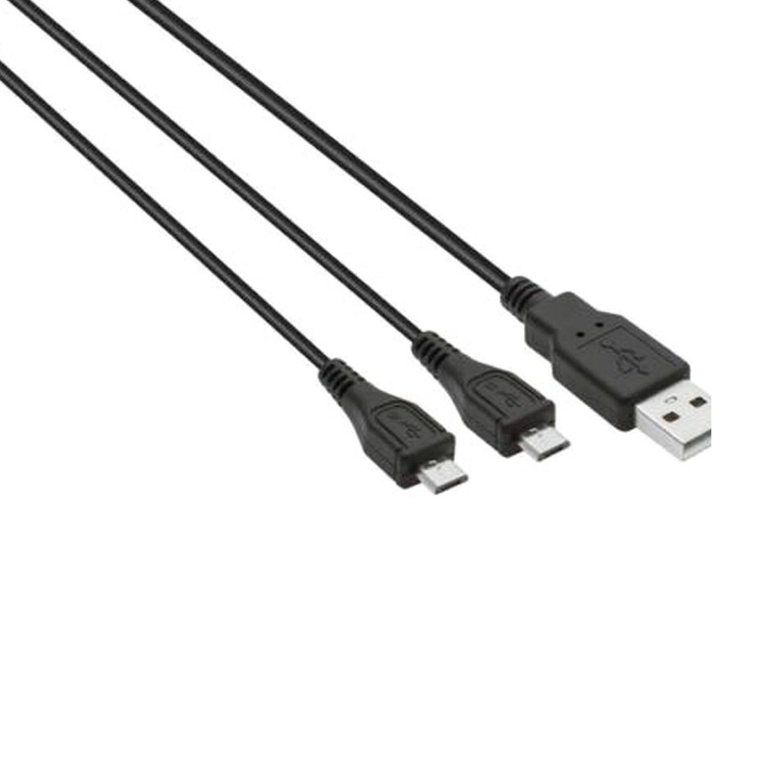 VS2794 - Dual Play And Charging Cable 3m Black