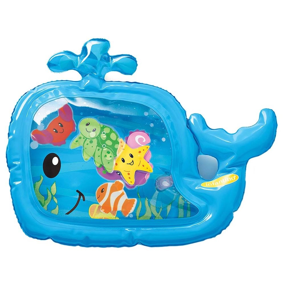 Infantino Sensory Whale Pat & Play Water Mat Pat & Play Water Mat - Suitable for 3 months and above