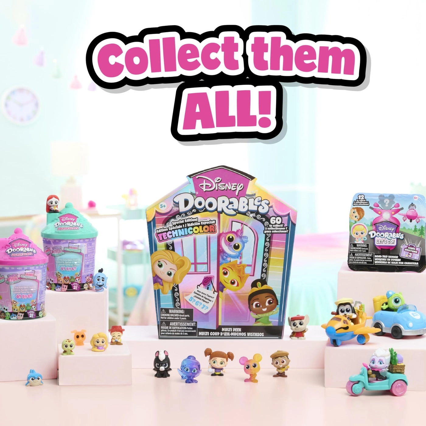 Disney Doorables Squish’Alots Series 2 - 5 yrs 4-6 Figures