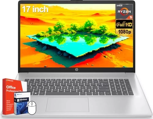 HP Laptop 17 - 17.3'' Ryzen 5-7430U 32GB DDR4 1TB SSD