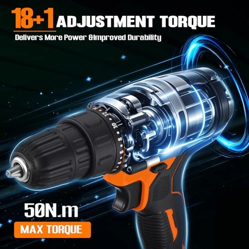 Power Drill - 2000 Milliamp Hours 21V