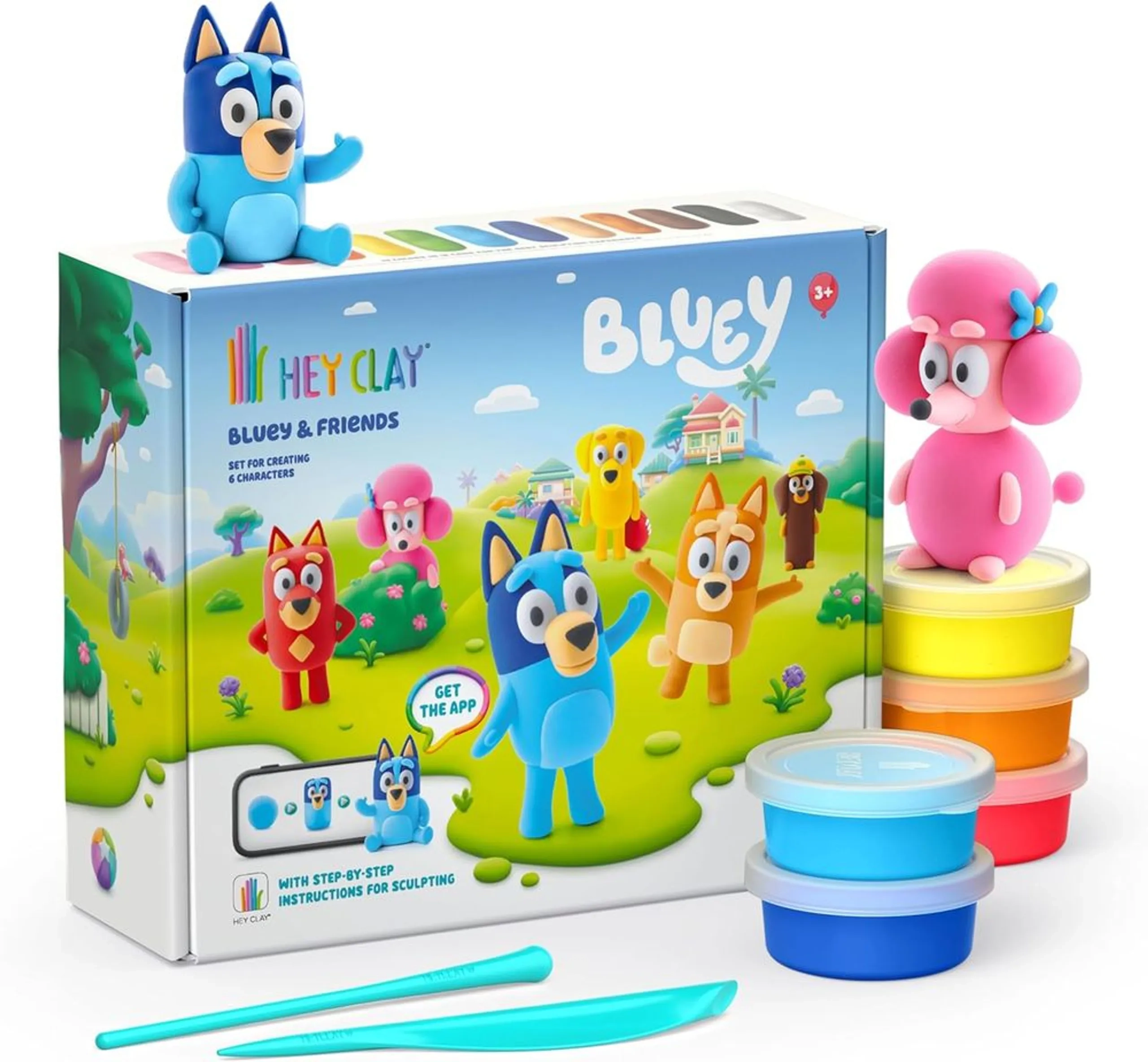 HEY CLAY Bluey & Friends - 850g