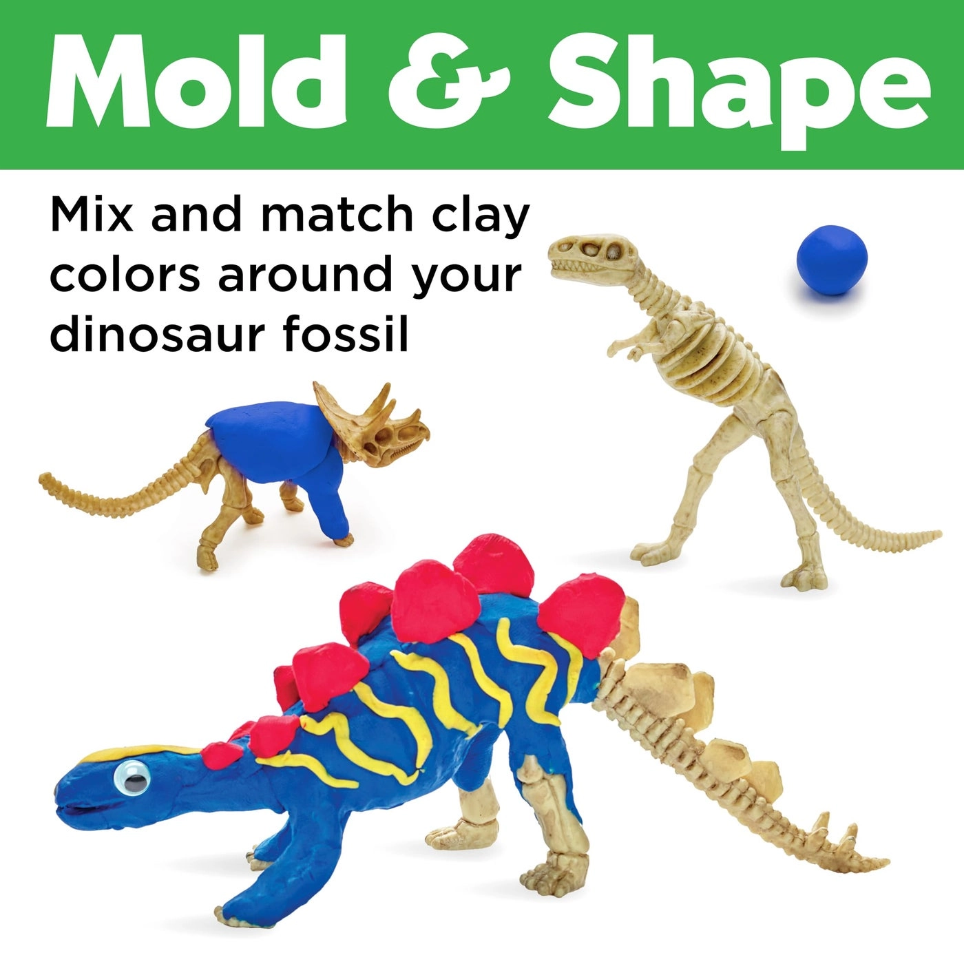 Create with Clay Dinosaurs - 5+ years