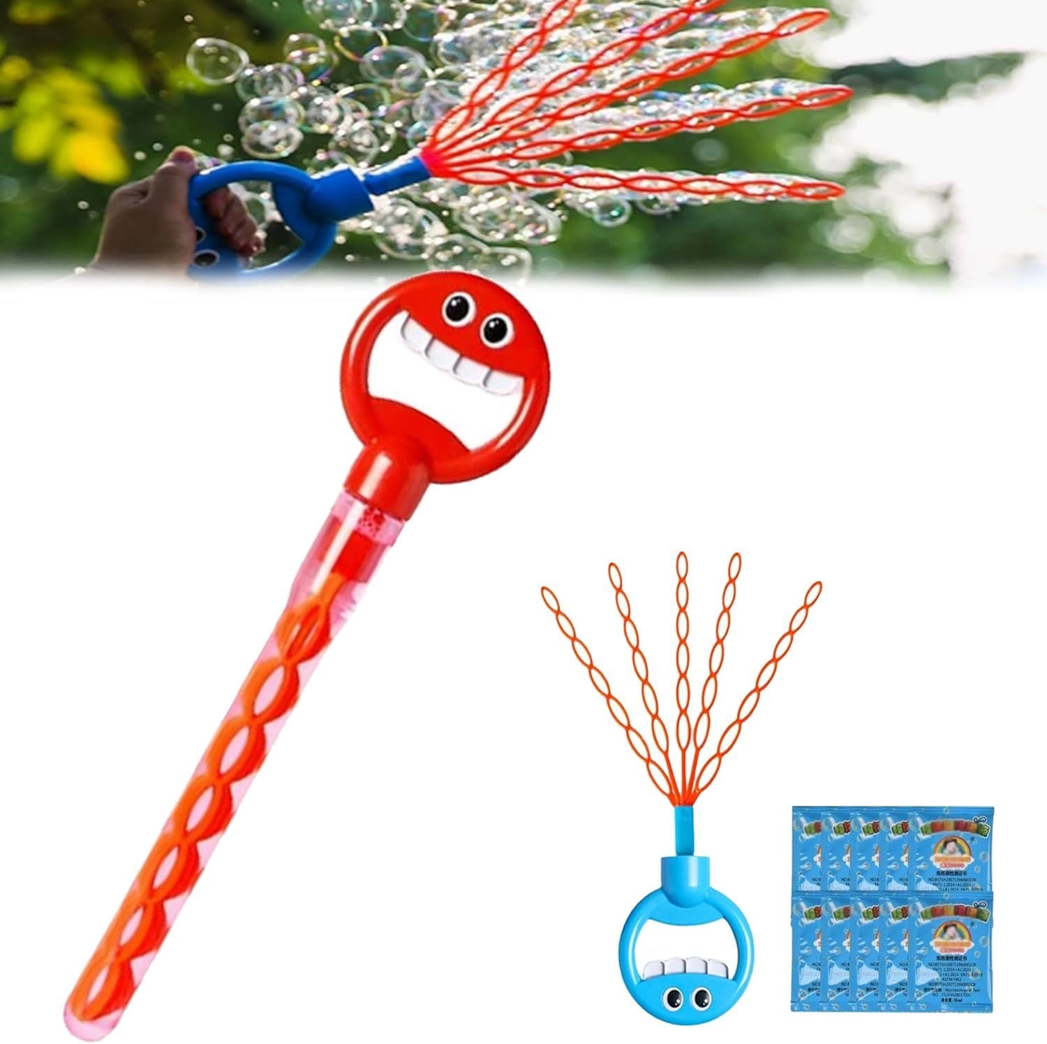 Yellowsomes vimaz 32-hole five-claw bubble wand Animal