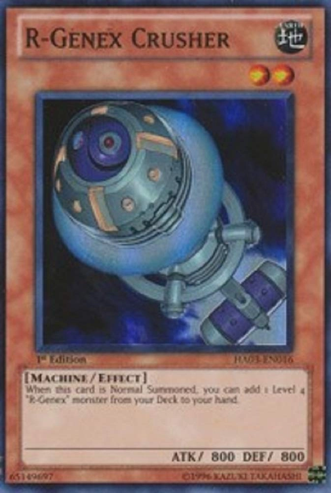 Konami Yu-Gi-Oh! R-Genex Crusher HA03-EN016 - Hidden Arsenal 3-1st Edition - Super Rare