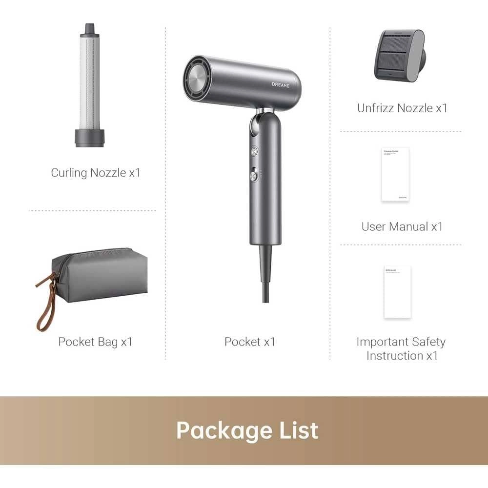 AHD51 - Pocket Hair Dryer 1300W