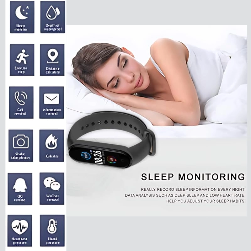 R5 Pro - SpO2 Heart Rate Sleep Monitor
