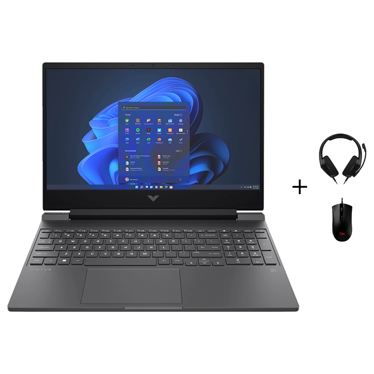 HP Victus 15-FA1073NE-B - 15.6'' Core i7-13700H + Pulsefire Mouse + Cloud Stinger Core Headset