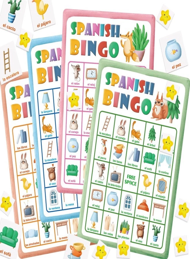 ceiba tree Spanish Bingo - Game Cards Learning Spanish Vocabulary