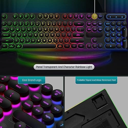Typewriter Mechanical Gaming Keyboard - Wireless