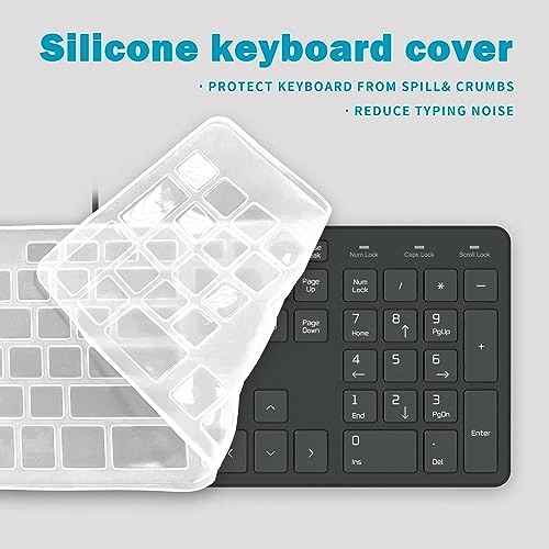 Slim USB Wired Keyboard - UK Wired