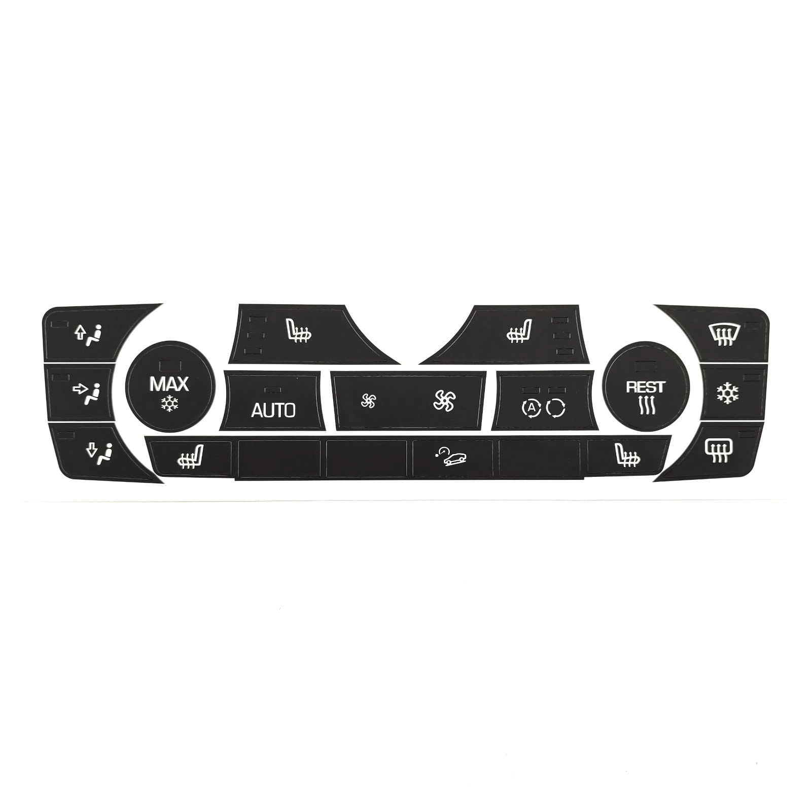 atticzone AC Button Stickers - BMW 3 series 2006-2011