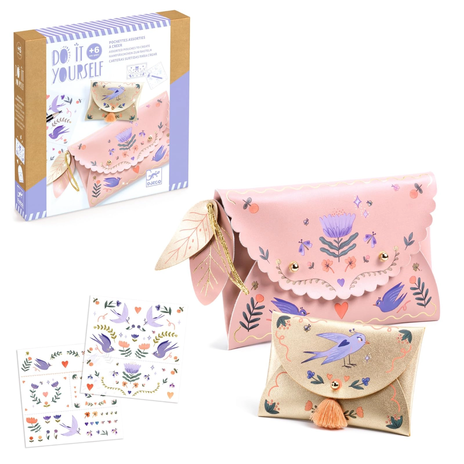 DJECO Do it Yourself - Sweet Fashionista Purses - 1 piece(s)