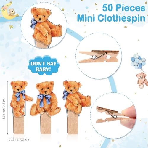 Don't Say Baby - 51 Pcs Baby Shower