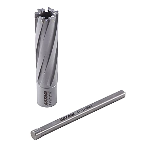 TCT annular cutter - 13/16'' Diameter 2'' Depth of Cut 3/4'' Weldon Shank