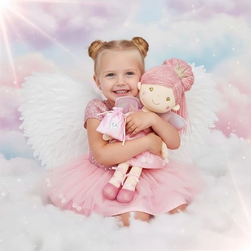 Tooth Fairy Doll Anastasia 43.18 cm Plush - Pink Outfit Wings