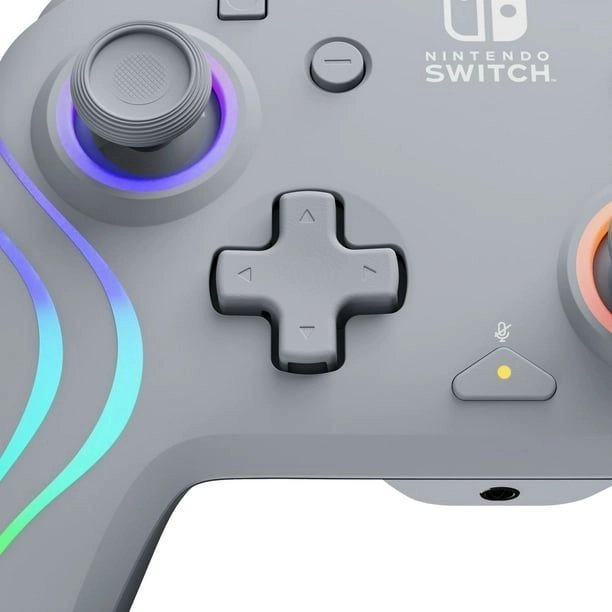 Nintendo Switch Afterglow Wave Wired Controller Grey