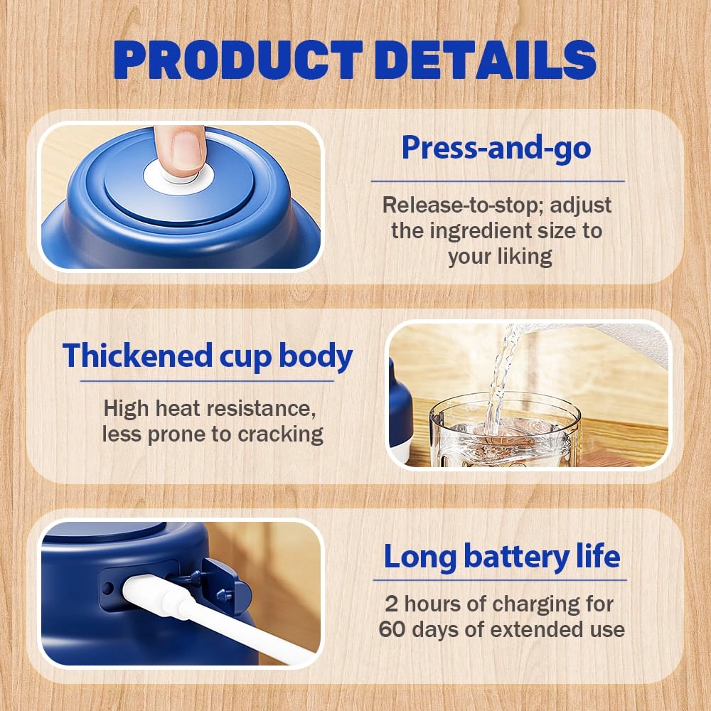 mini food processor - 320 ml 5 watts