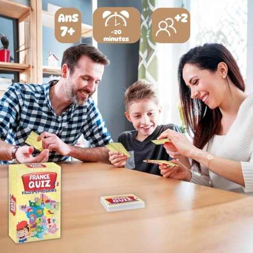 Quiz France Cities and Regions - Card Game