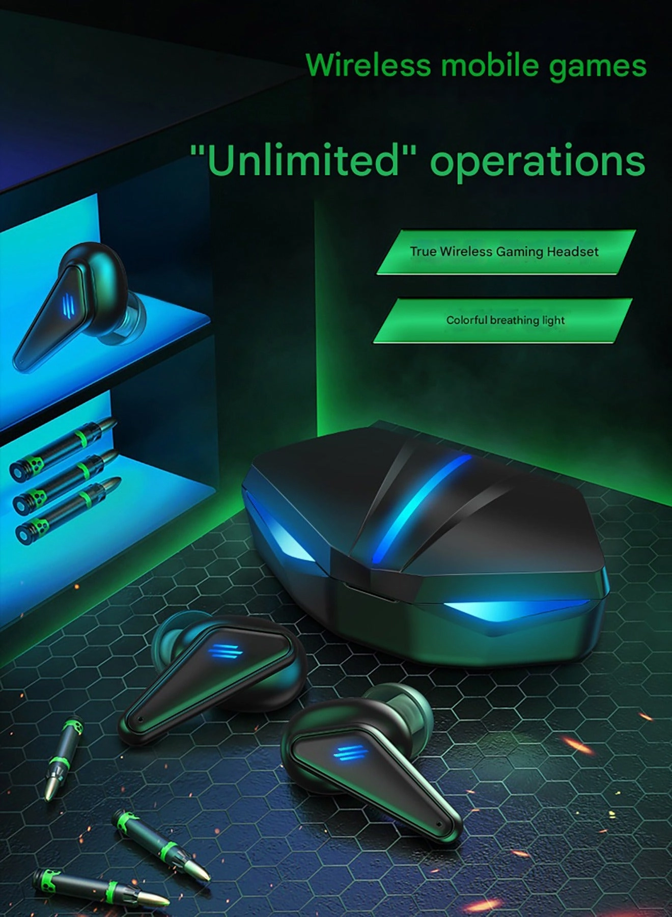 Wireless Bluetooth Headset