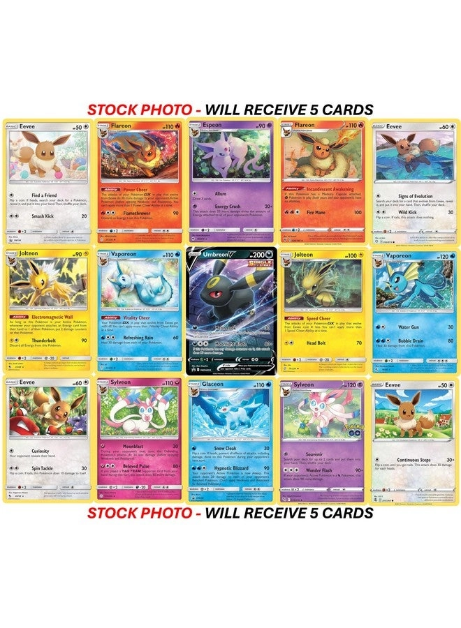 Eevee Card Bundle - 5pcs