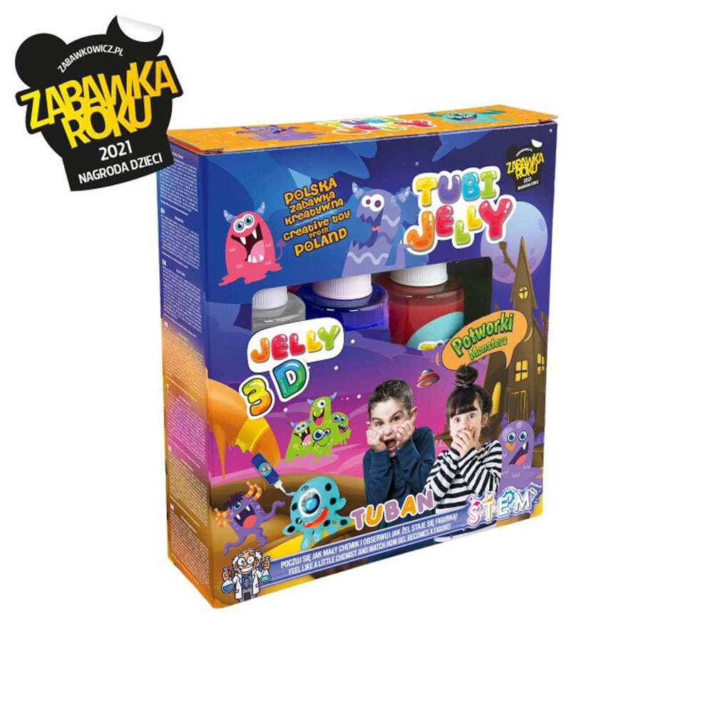 Tubi Jelly Set Monsters - 3+ years