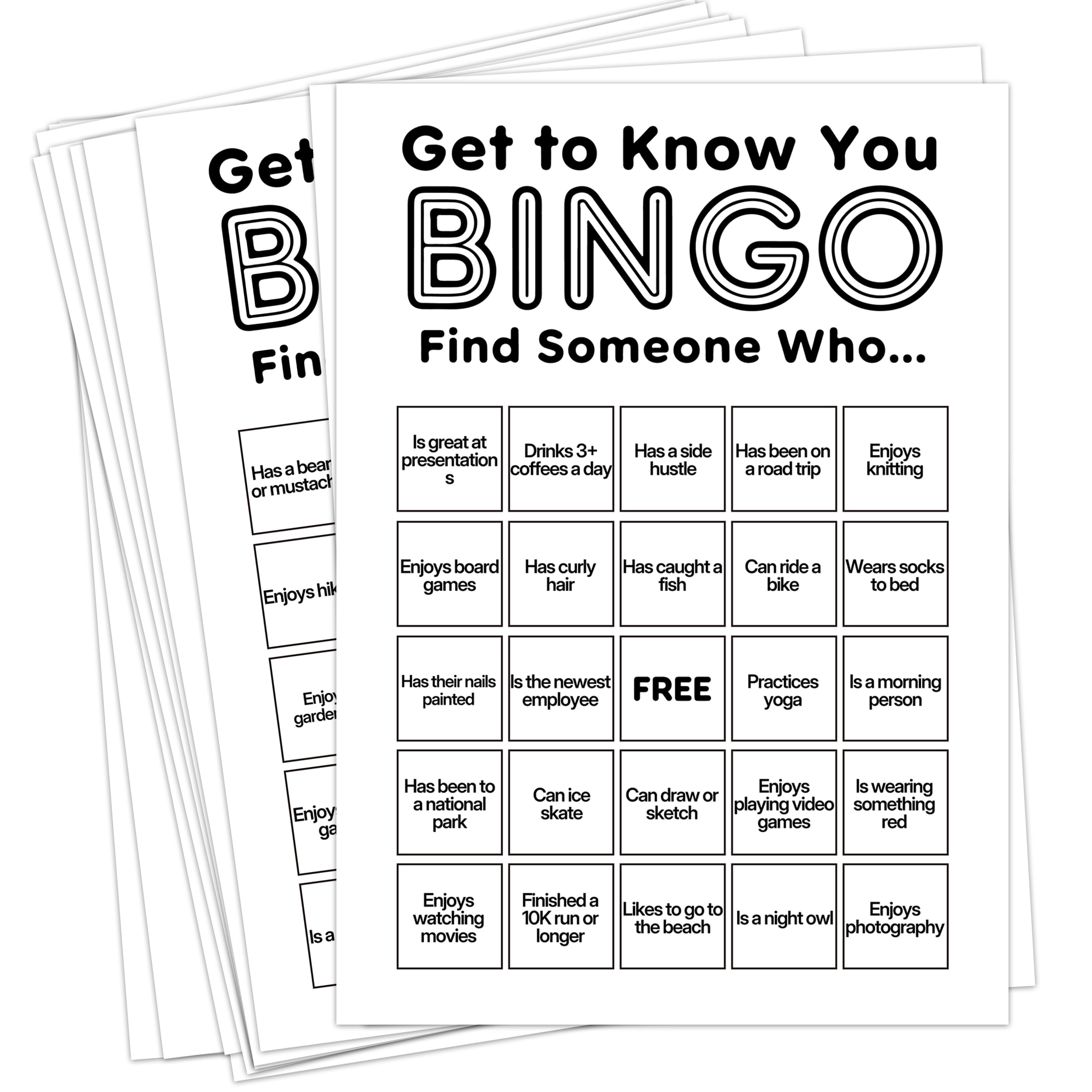 Sahjzk Office Bingo Cards - 16 years and up 25