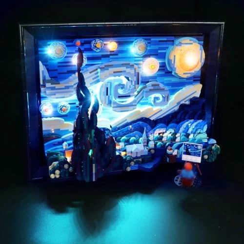 Light Kit for Lego 21333 Vincent Van Gogh The Starry Night - LED USB Powered