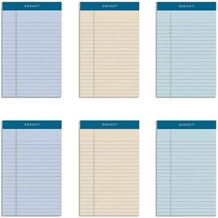 TOPS Docket Writing Pads Legal - Lined 50 Sheets