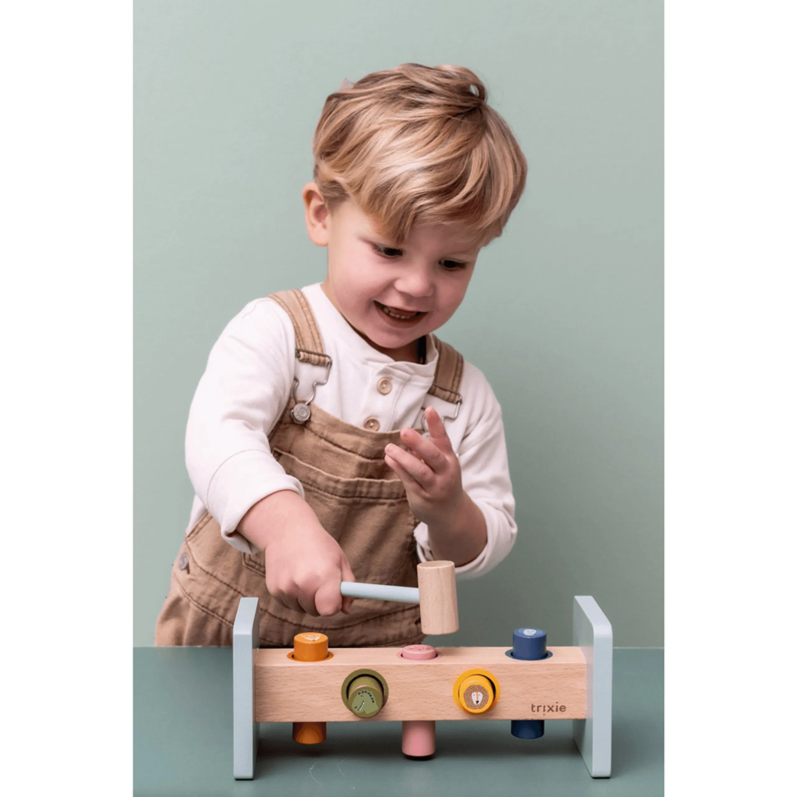 Wooden Hammer Bench Toy - Suitable for 18 months and above