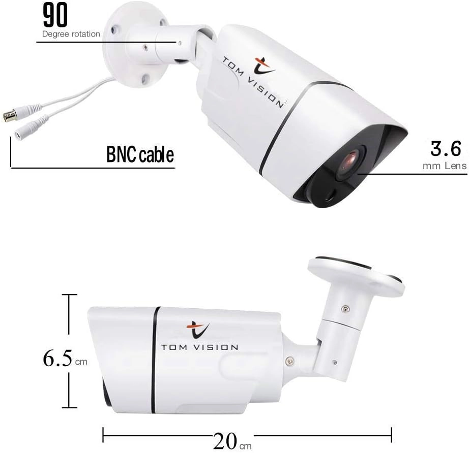 8CH 1080N AHD DVR + 1080p Bullet Camera - 8PCS + 1TB Hard Disk