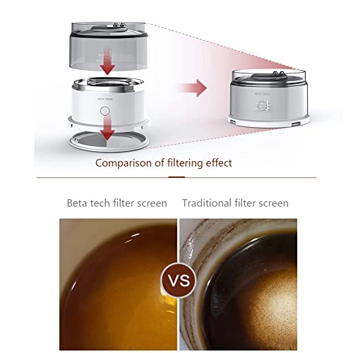 Coffee Maker - 400ML High-Temperature Glass Stainless Steel Filter