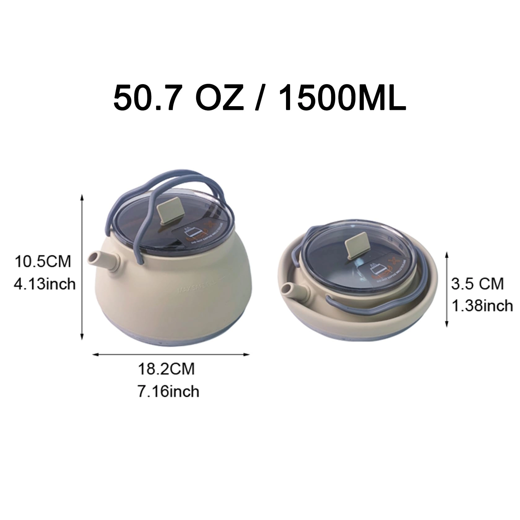 Collapsible Camping Kettle - 1.5L