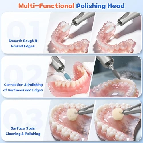 Mini Polisher - 35000 RPM 11 Polishing Heads