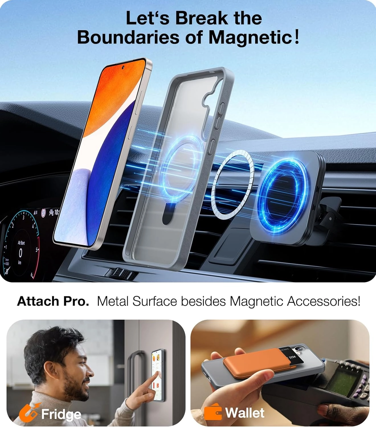 UPRO Ostand Matte Series Case for Samsung S24