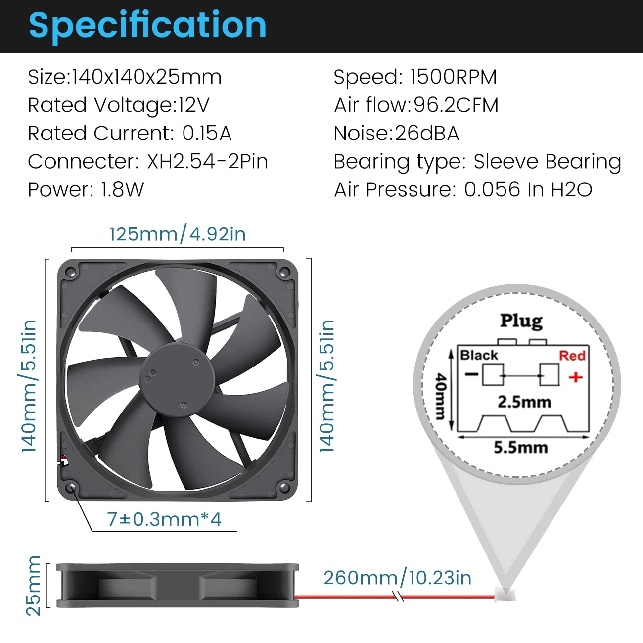 Case Fan - 140mm