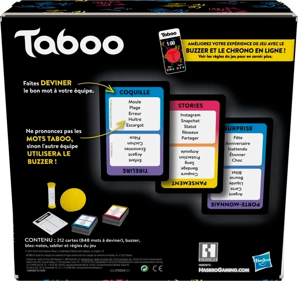 Taboo: New Version (French)