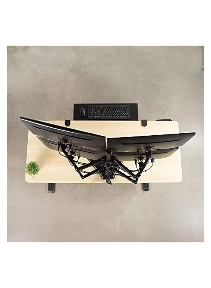 Quad Monitor Desk Mount - four 19-32 inches 75x75mm or 100x100mm