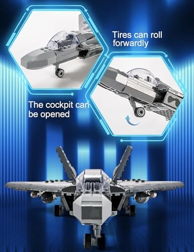 F-22 Raptor Fighter Jet - 626 pcs