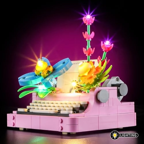 Light Kit for LEGO Typewriter with Flowers 31169 - Plastic 1