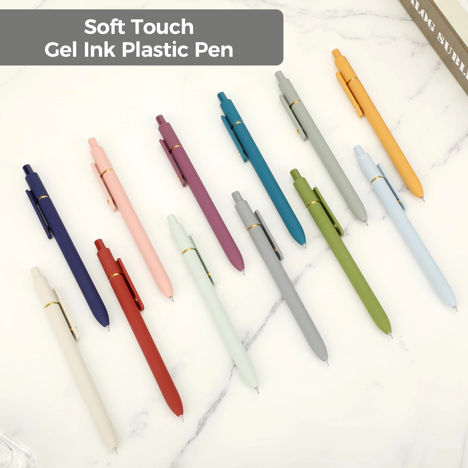 Gel Pen - 12 Pcs 0.5mm