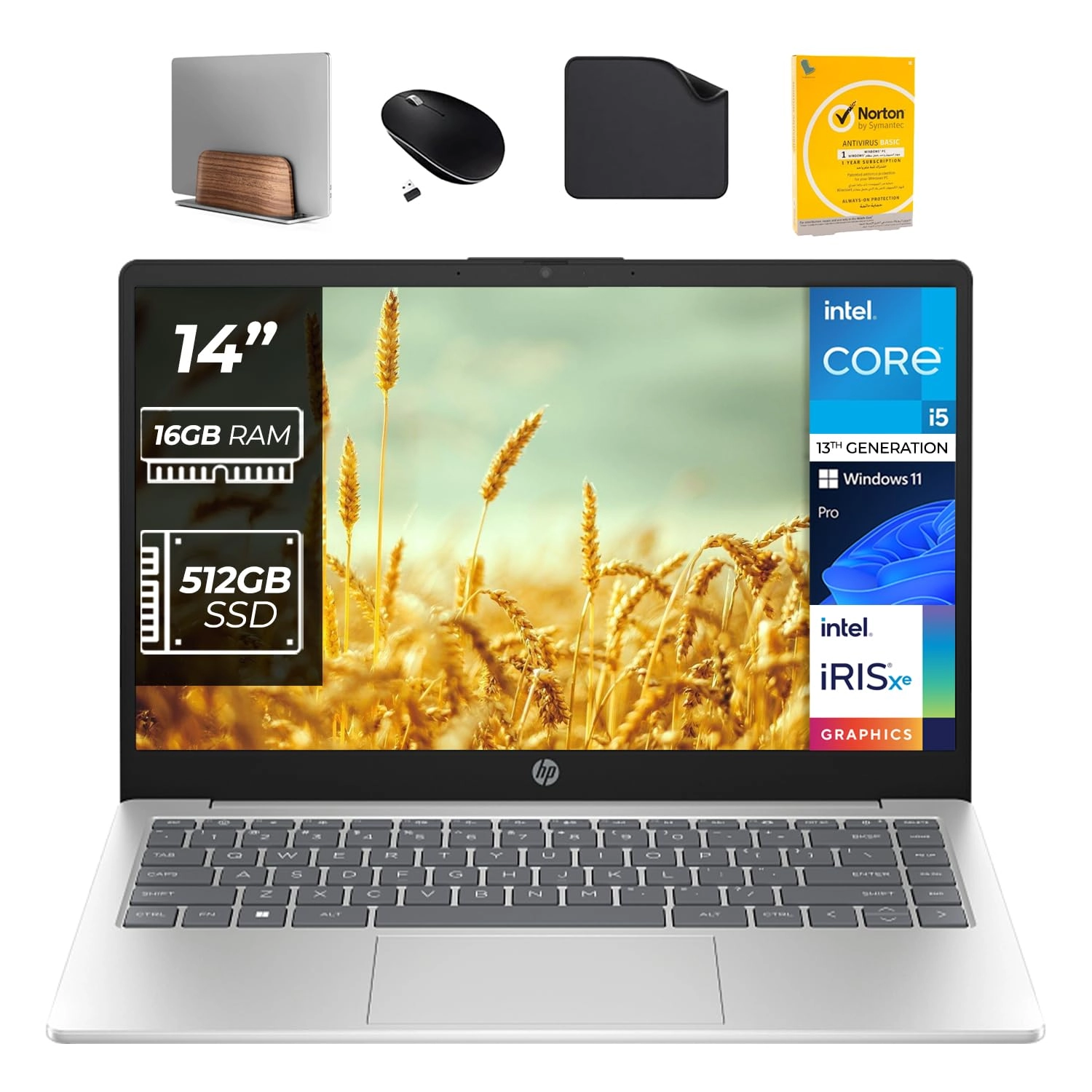 HP 14-EP0108NIA - 14'' Core i5-1335U 16GB DDR4 512GB SSD